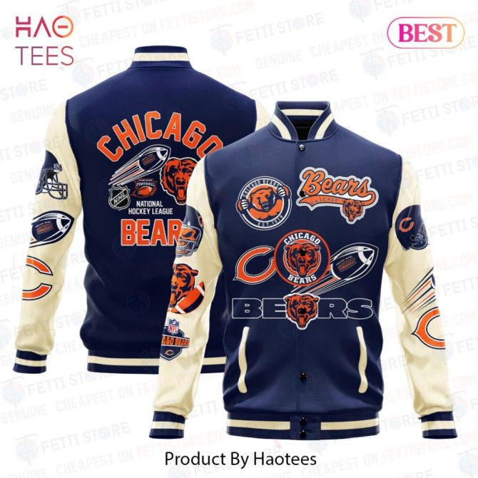 Chicago Bears Varsity Jacket - Stylish Nfl Fan Apparel By Haotees