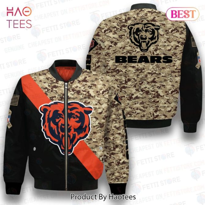 Best Chicago Bearsnational Football League Aop Bomber Jacket