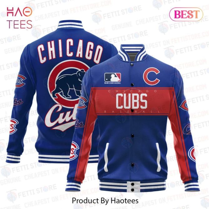 Chicago Cubs Varsity Jacket - Official Mlb Baseball Fan Gear By Haotees