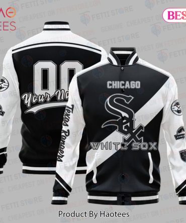 Customizable Chicago White Sox Varsity Jacket – Personalized Name & Number, Stylish Fan Gear