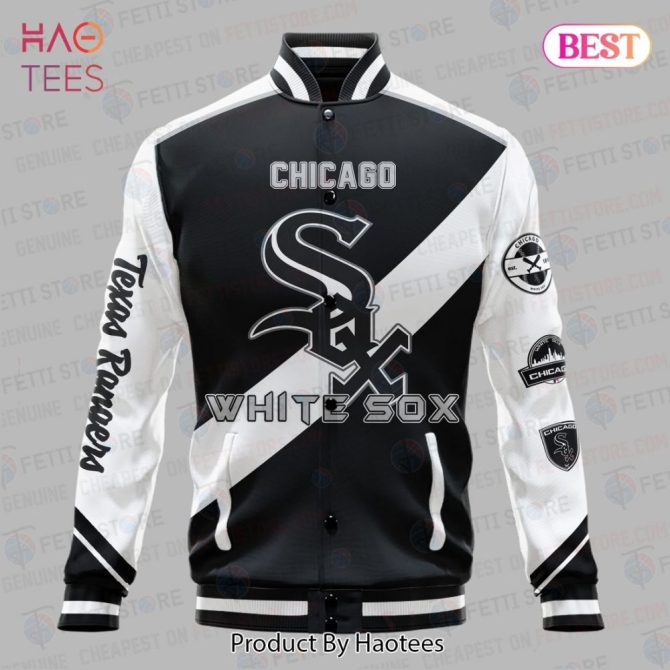 Customizable Chicago White Sox Varsity Jacket – Personalized Name & Number, Stylish Fan Gear - Image 2