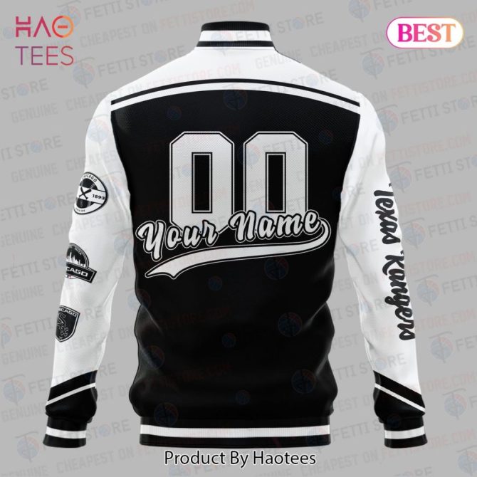 Customizable Chicago White Sox Varsity Jacket – Personalized Name & Number, Stylish Fan Gear - Image 3