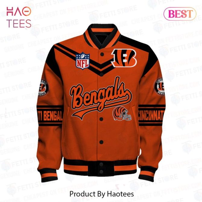 Cincinnati Bengals Nfl Varsity Jacket - Bold Team Spirit Apparel For Fans - Image 2