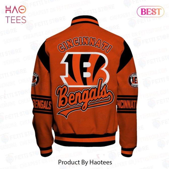 Cincinnati Bengals Nfl Varsity Jacket - Bold Team Spirit Apparel For Fans - Image 3