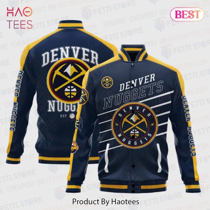 Denver Nuggets Bomber Jacket - Stylish & Official Fan Gear For All Seasons