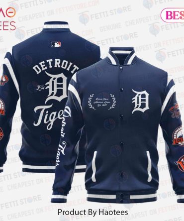 Detroit Tigers Varsity Jacket - Stylish & Comfortable Baseball Fan Apparel