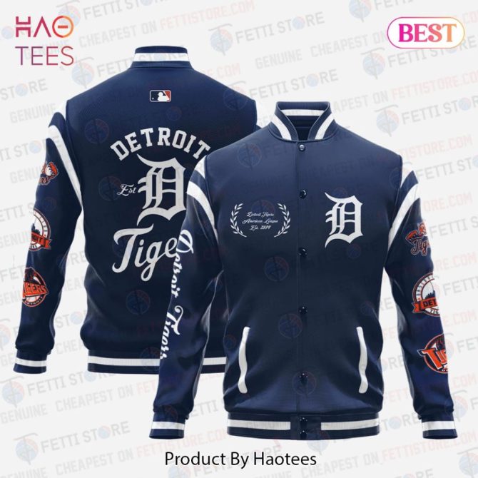 Detroit Tigers Varsity Jacket – Premium Mlb Fan Gear For Men – Stylish & Comfortable