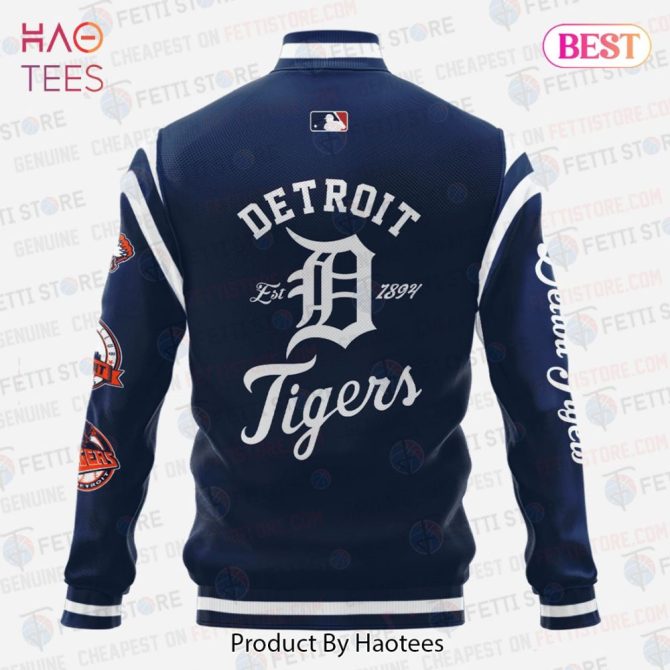 Detroit Tigers Varsity Jacket – Premium Mlb Fan Gear For Men – Stylish & Comfortable - Image 3