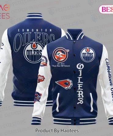 Edmonton Oilers Varsity Jacket - Stylish Team Spirit Apparel For Fans