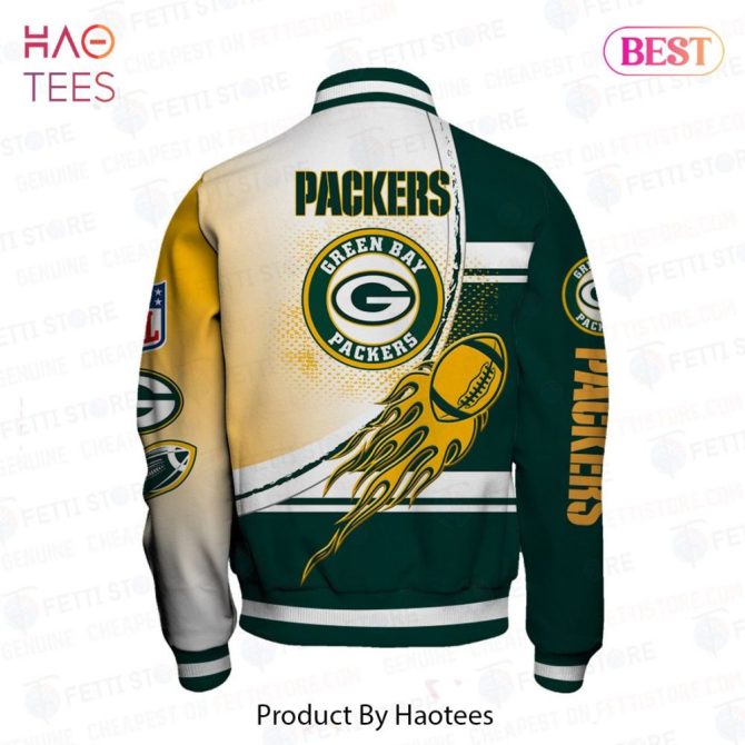 Green Bay Packers Nfl Varsity Jacket – Bold Design, Ultimate Fan Gear For Game Day! - Image 3