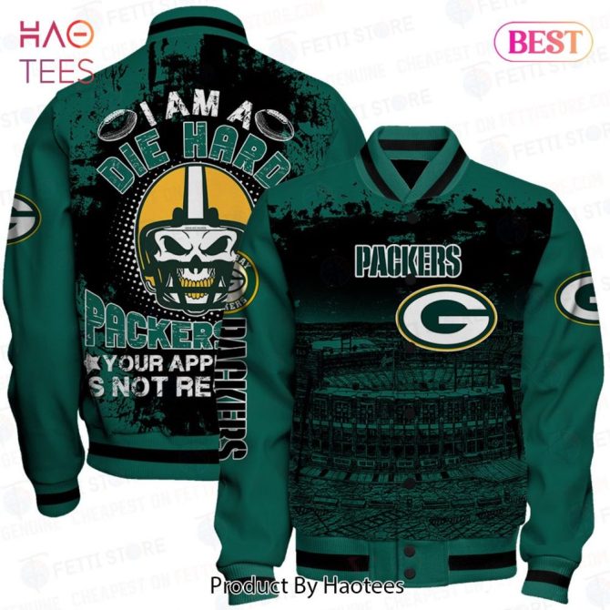Die Hard Packers Fan Bomber Jacket - Bold Green Bay Design For True Supporters