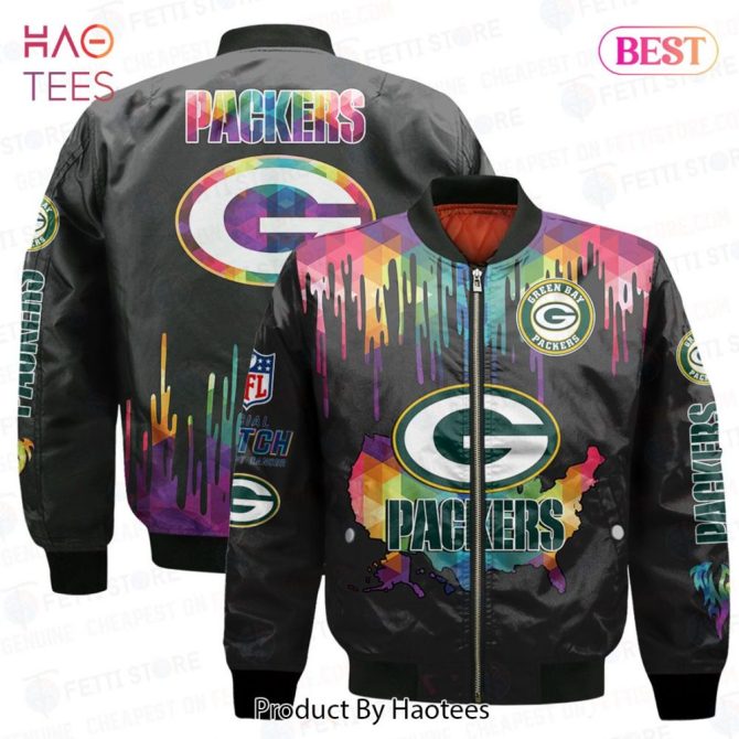 Best Green Bay Packersnational Football League Aop Bomber Jacket