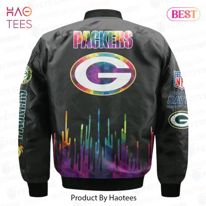 Best Green Bay Packersnational Football League Aop Bomber Jacket - Image 3