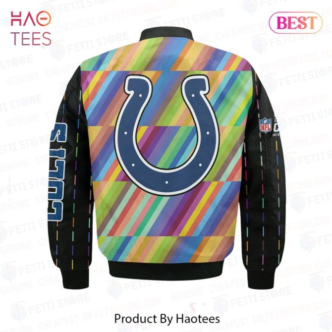 Best Indianapolis Coltsnational Football League Aop Bomber Jacket - Image 3
