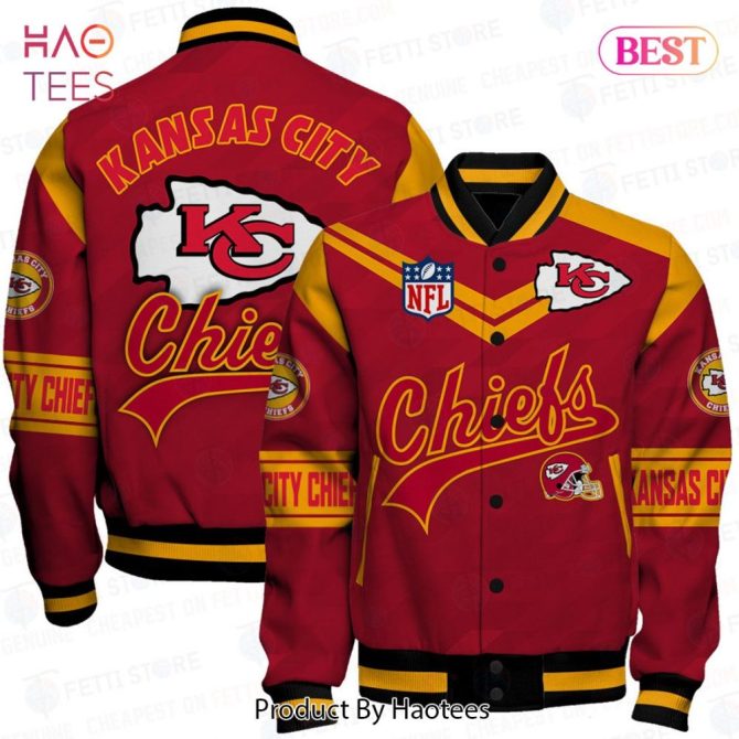Kansas City Chiefs Nfl Varsity Jacket - Official Team Apparel For Fans