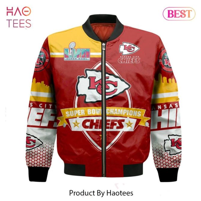 Best Kansas City Chiefssuper Bowl Championship   Unisex 3D Bomber Jacket - Image 2