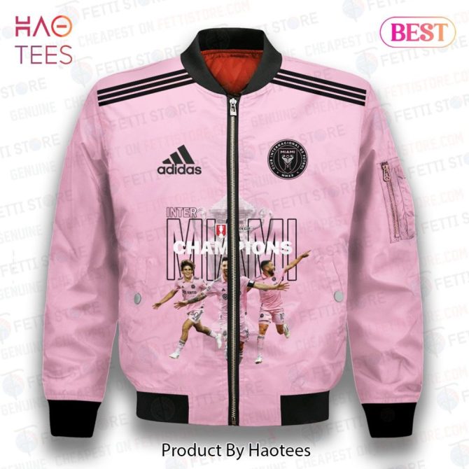 Best Lionel Messi Inter Miami Us Open Cup   3D Bomber Jacket - Image 2
