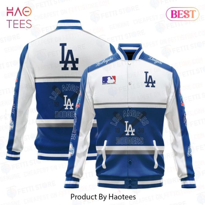 Official Los Angeles Dodgers Varsity Jacket – Stylish Mlb Fan Gear By Haotees