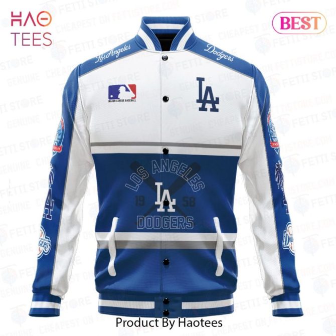 Official Los Angeles Dodgers Varsity Jacket – Stylish Mlb Fan Gear By Haotees - Image 2