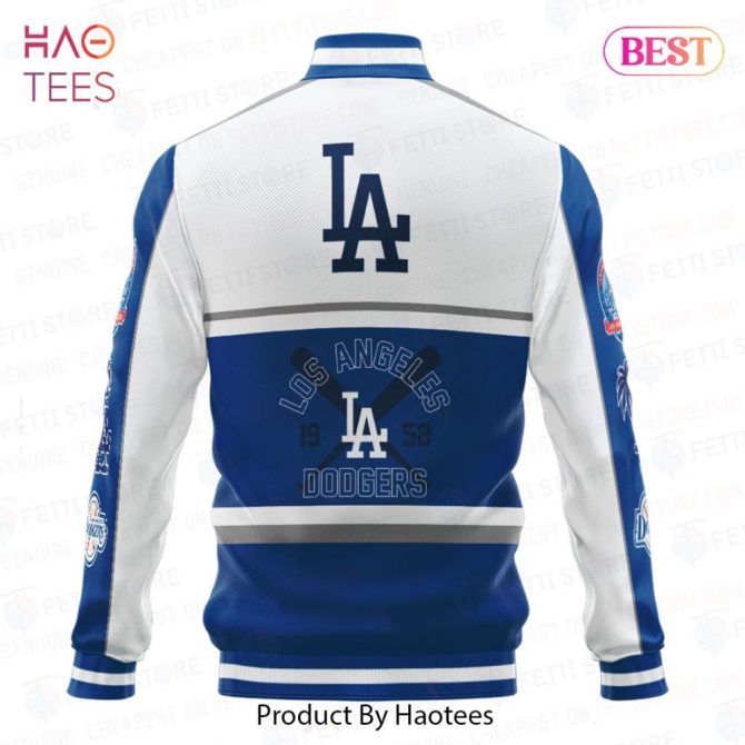 Official Los Angeles Dodgers Varsity Jacket – Stylish Mlb Fan Gear By Haotees - Image 3