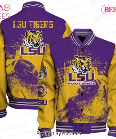 Lsu Tigers Varsity Jacket - Bold Purple & Gold Football Fan Gear