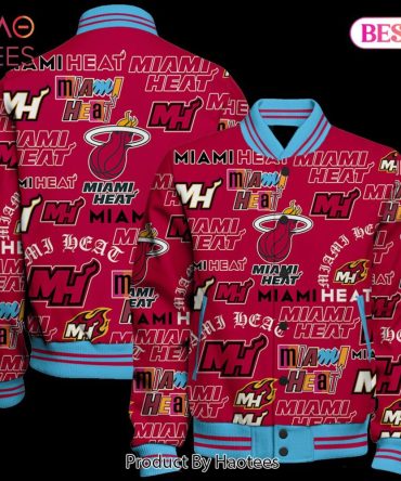 Miami Heat All-Over Print Bomber Jacket - Vibrant Team Spirit Apparel