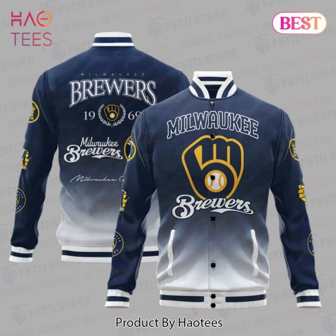 Milwaukee Brewers Bomber Jacket - Stylish, Premium Fan Apparel By Haotees