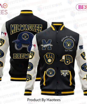 Milwaukee Brewers Varsity Jacket - Stylish Baseball Fan Apparel By Haotees
