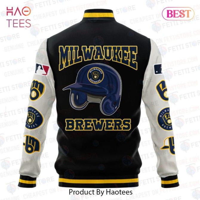 Milwaukee Brewers Varsity Jacket - Stylish Baseball Fan Apparel By Haotees - Image 3