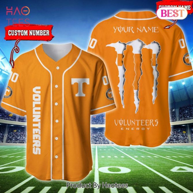 Custom Orange Volunteer Jersey - Personalized Sports Fan Gift - Unisex Team Apparel