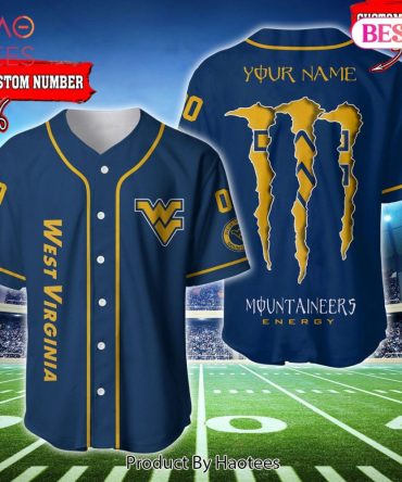 Customizable West Virginia Jersey - Personalized Name & Number - Perfect Gift Idea!