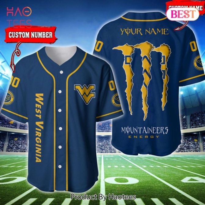 Customizable West Virginia Jersey - Personalized Name & Number - Perfect Gift Idea!