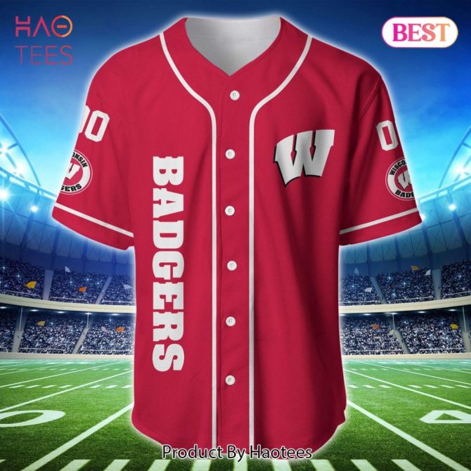 Custom Red Badgers Jersey - Personalized Name & Number Sports Tee - Image 3
