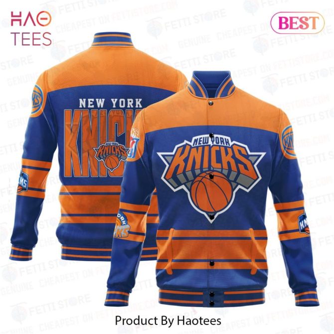 New York Knicks Varsity Jacket - Bold Team Colors & Logo - Premium Fan Gear