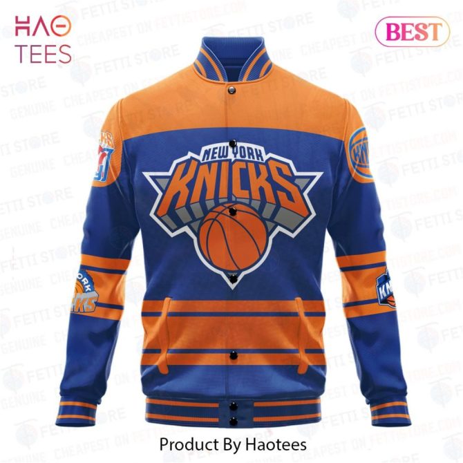 New York Knicks Varsity Jacket - Bold Team Colors & Logo - Premium Fan Gear - Image 2