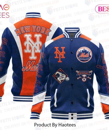 New York Mets Varsity Jacket - Stylish Baseball Bomber For Fans , Limited Edition