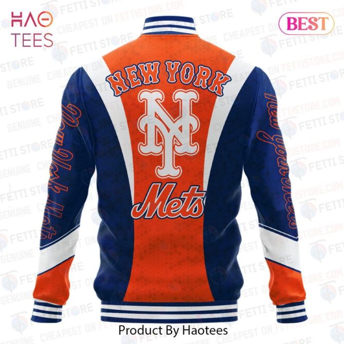 New York Mets Varsity Jacket - Stylish Baseball Bomber For Fans , Limited Edition - Image 3