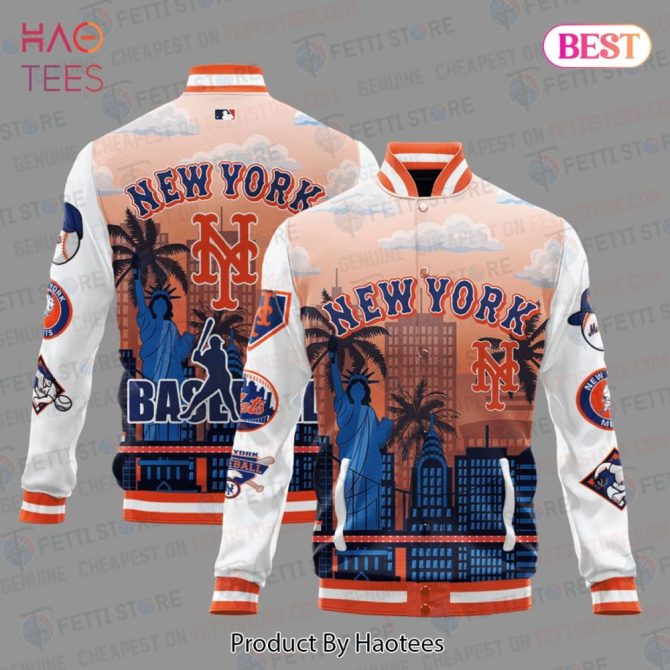 New York Mets Varsity Jacket - Stylish Baseball Fan Apparel For All Seasons