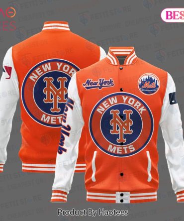 Limited Edition New York Mets Varsity Jacket - Stylish Fan Gear For Sports Lovers