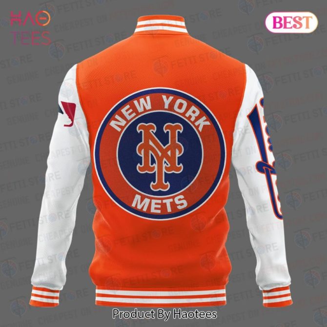 Limited Edition New York Mets Varsity Jacket - Stylish Fan Gear For Sports Lovers - Image 3