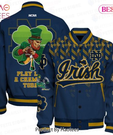 Notre Dame Fighting Irish Varsity Jacket - Play Like A Champion Today! Limited Edition