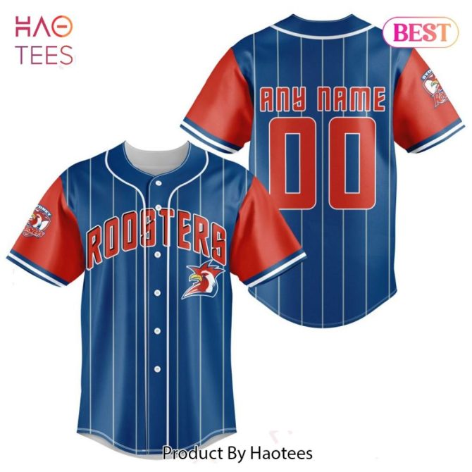 Customizable Roosters Baseball Jersey - Personalized Name & Number - Unisex Sportswear By Haotees