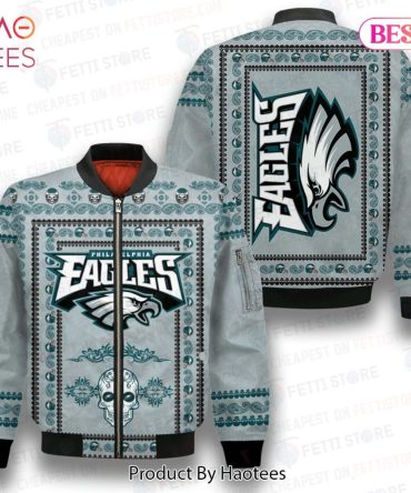 Best Philadelphia Eagles Classic Pattern Nfl 3D Bomber Jacket