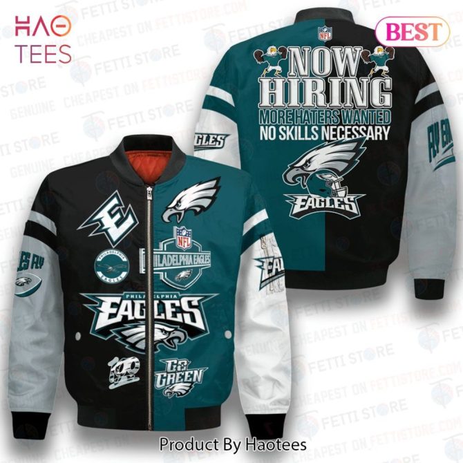 Best Philadelphia Eagles Pattern Nfl 3D Bomber Jacket