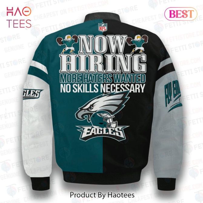 Best Philadelphia Eagles Pattern Nfl 3D Bomber Jacket - Image 3
