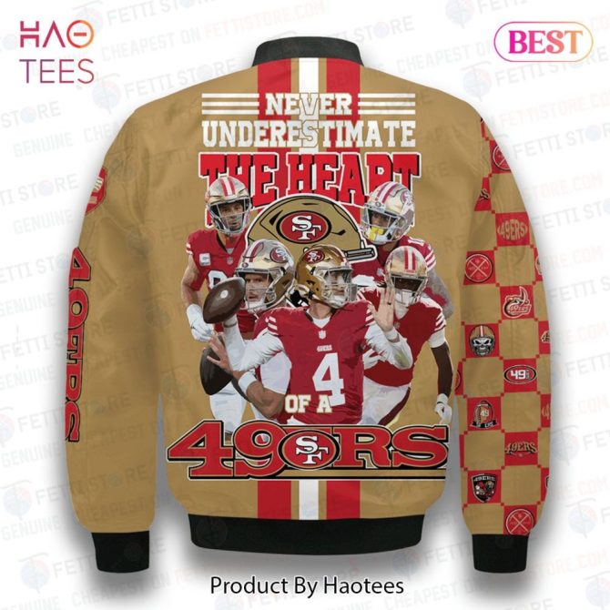 Best San Francisco 49Ers Nfl   Unisex Aop Bomber Jacket - Image 3