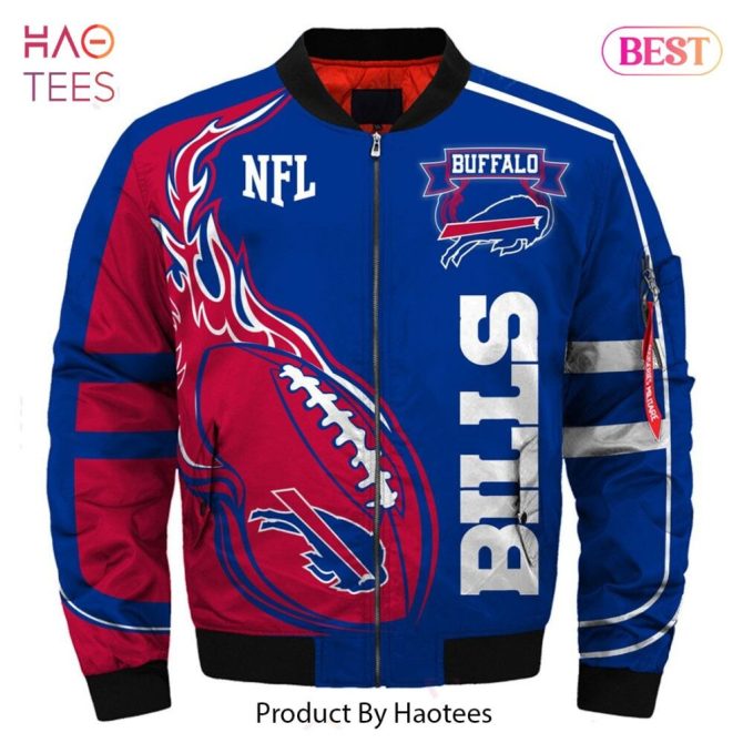 Buffalo Bills Nfl Bomber Jacket - Bold Team Colors, Perfect For Fans