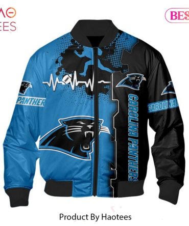 Carolina Panthers Bomber Jacket - Stylish & Comfortable Fan Apparel - Perfect For Game Day!