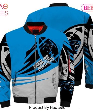 Carolina Panthers Bomber Jacket – Stylish Nfl Fan Gear For Ultimate Team Spirit