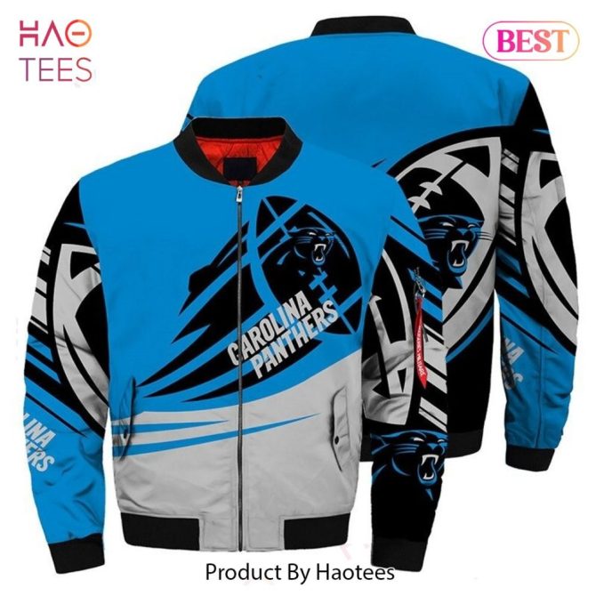 Carolina Panthers Bomber Jacket – Stylish Nfl Fan Gear For Ultimate Team Spirit